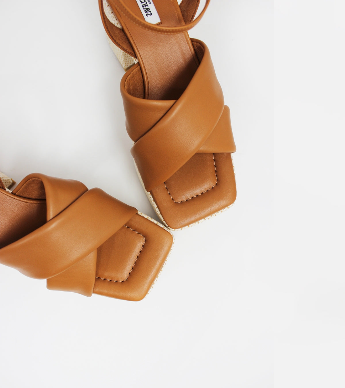Sandale en cuir marron SUNA - De Las Cuevas Barcelona