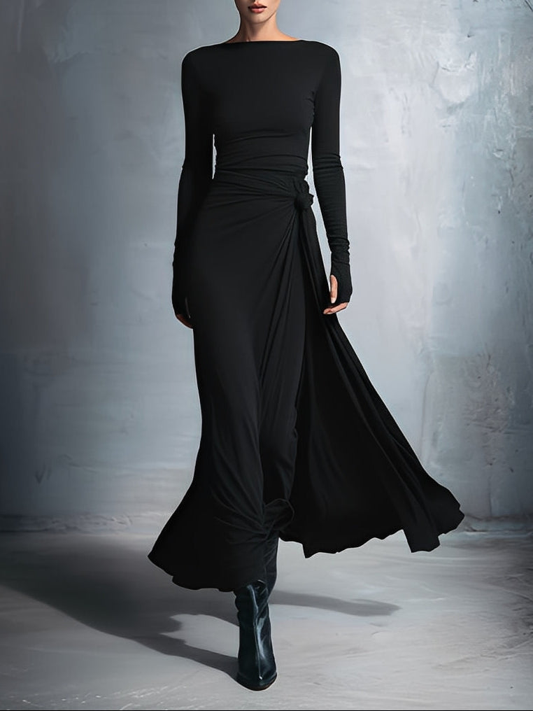Maia | Robe longue élégante et fluide