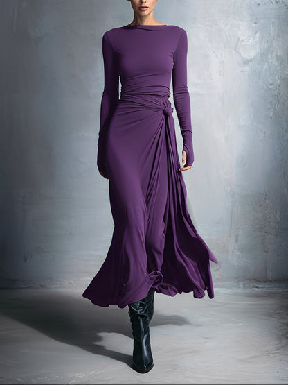 Maia | Robe longue élégante et fluide