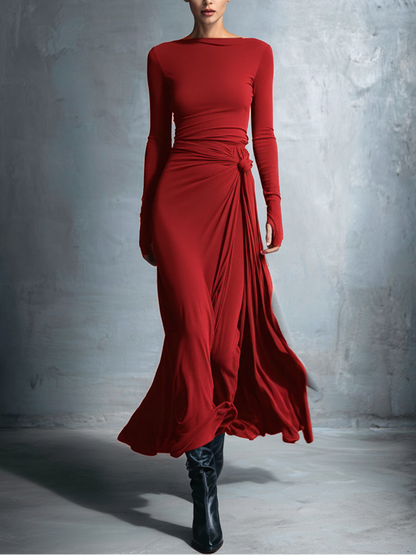 Maia | Robe longue élégante et fluide