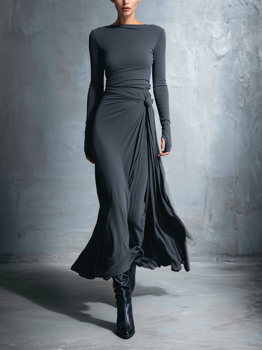 Maia | Robe longue élégante et fluide