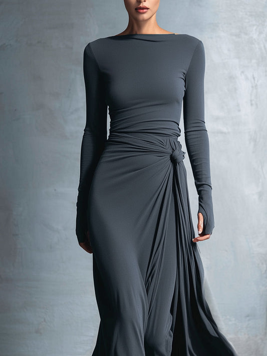 Maia | Robe longue élégante et fluide