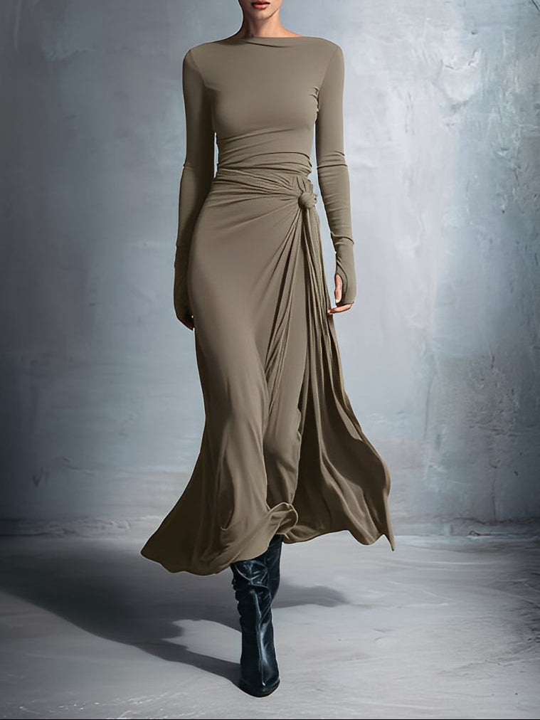 Maia | Robe longue élégante et fluide